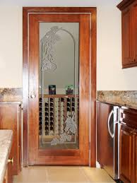 Etched Glass Swing Doors Creative