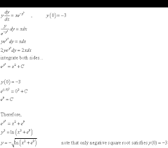 Diffeial Equations Solved Examples