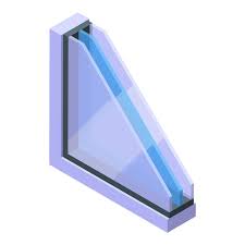 Window Structure Icon Isometric Vector