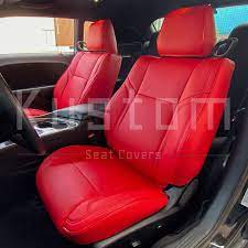 Red Artificial Leather Full Seat Covers