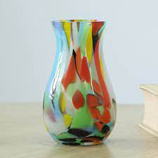 Art Glass Bud Vase Impressionist