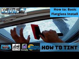 How To Basic Flatglass Install