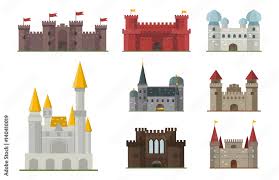 Cartoon Fairy Tale Castle Tower Icon