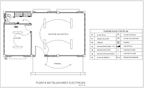 Electrical Installation Floor Plan Of