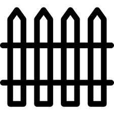 Garden Fence Free Buildings Icons