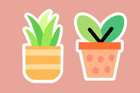 Garden Design Icon Stickers Graphic