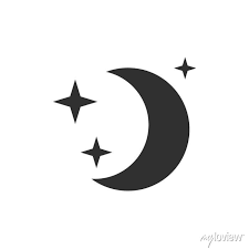 Moon Icon Template Color Editable Moon