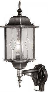 Wexford Rustic Black Silver Wall Light
