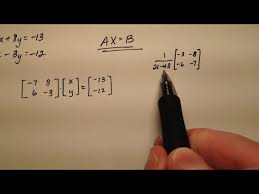 The Matrix Equation Ax B