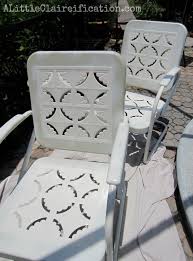 Metal Patio Furniture Makeover A