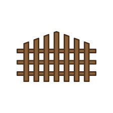 Fence Icon Vector Template Logo Trendy