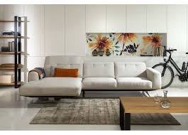 3 Seater Leather Fabric Sofa With