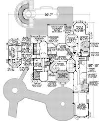 Mediterranean House Plan 7 Bedrooms