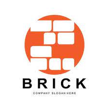 Bricks Logo Design Material Stone