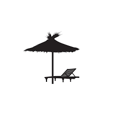 Deck Chair Umbrella Summer Beach