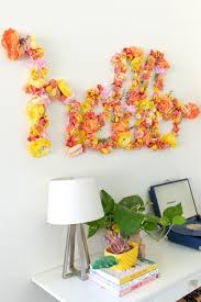 Wall Decor Ideas With Paper Flowers