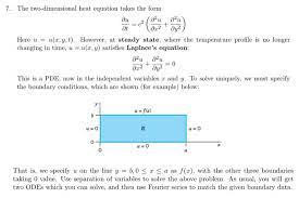 Two Dimensional Heat Equation