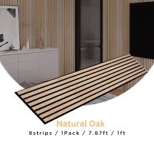 Natural Oak Acoustic Slat Wood Panel