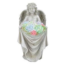 Mumtop 12 8 In Resin Angel Garden