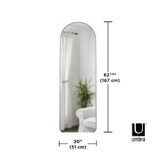 Umbra Hubba Arched Leaning Mir 20x62