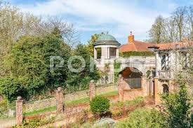 Old Pergola In A Park Stock Image