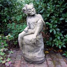 Evil Lucifer 100cm Stone Garden Statue