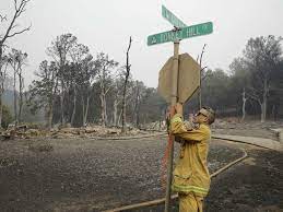 California Wildfires Update Valley