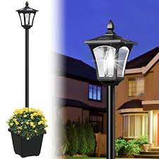 64 Inch Outdoor Solar Lamp Post Light