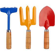 Jjgiv Garden Tools 3 Pcs Garden Tools Garden Tool Set Stainless Steel Garden Tool Sets For Farm Indoor Outdoor Garden Plants