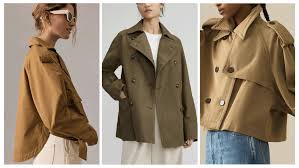 Cropped Trench Coat