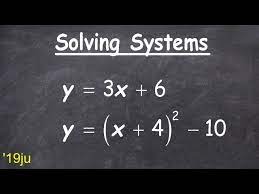 Algebra 2 3 How To Solve System Of