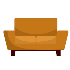 Brown Sofa With Pillows Soft Furniture