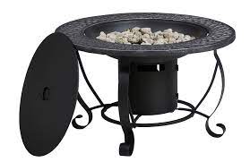 Steel Propane Gas Fire Pit At
