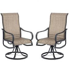 Vonzoy Patio Swivel Chairs Set Of 2