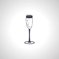 Champagne Flute Icon Glass Of Champagne