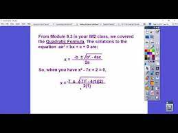 Finding Rational Solutions Module 7 1