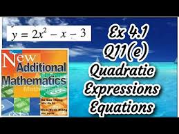 Quadratic Expression And Equations