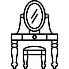 Dressing Table Free Buildings Icons