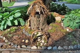 A Fairy Garden House From A Stump