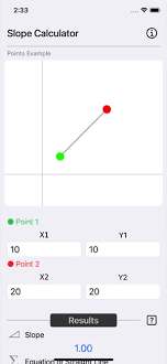 Slope Calculator Plus On The App