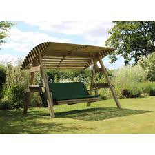 2 Seat Wooden Garden Swing Chair Seat