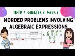 Math 7 Ll Worded Problems Involving