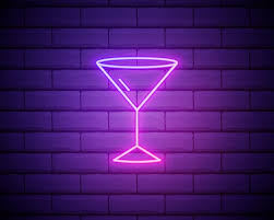 Coctail Glass Simple Linear Icon With