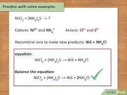 How To Write A Chemical Equation With