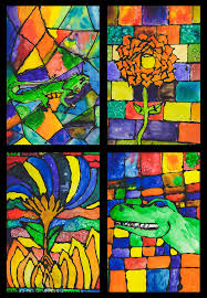 Stained Glass Window Paintings Art