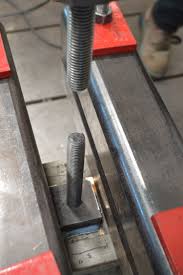 rod to steel beam connections for