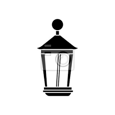 Lantern Light Hanging Isolated Icon