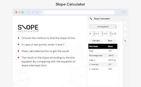 Slope Calculator Google Workspace
