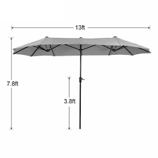Phi Villa 13 Ft Market Patio Umbrella
