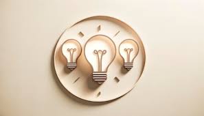 Light Bulb Icon On Wall Idea Concept
